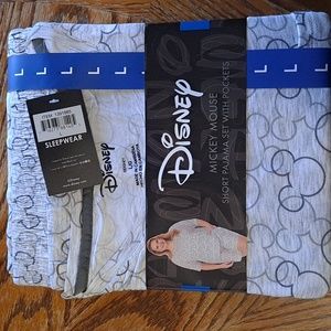 Disney Mickey Mouse Short Pajama set with Pockets